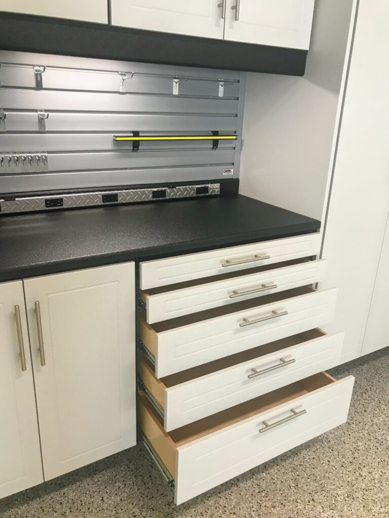 Upgrade Your Garage This Holiday Season with Black Diamond Garages’ Powder-Coated Cabinets