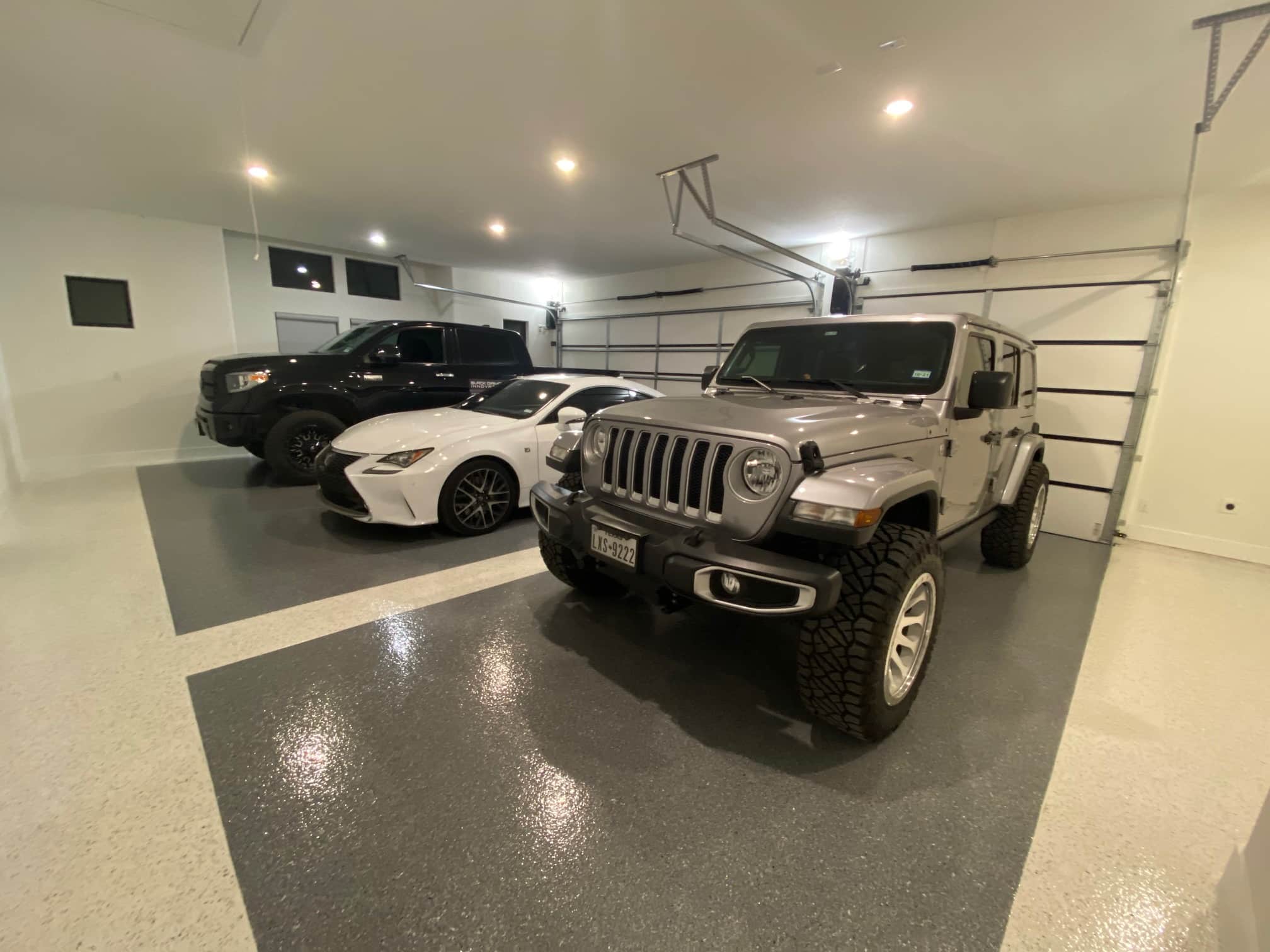 Epoxy floor garage