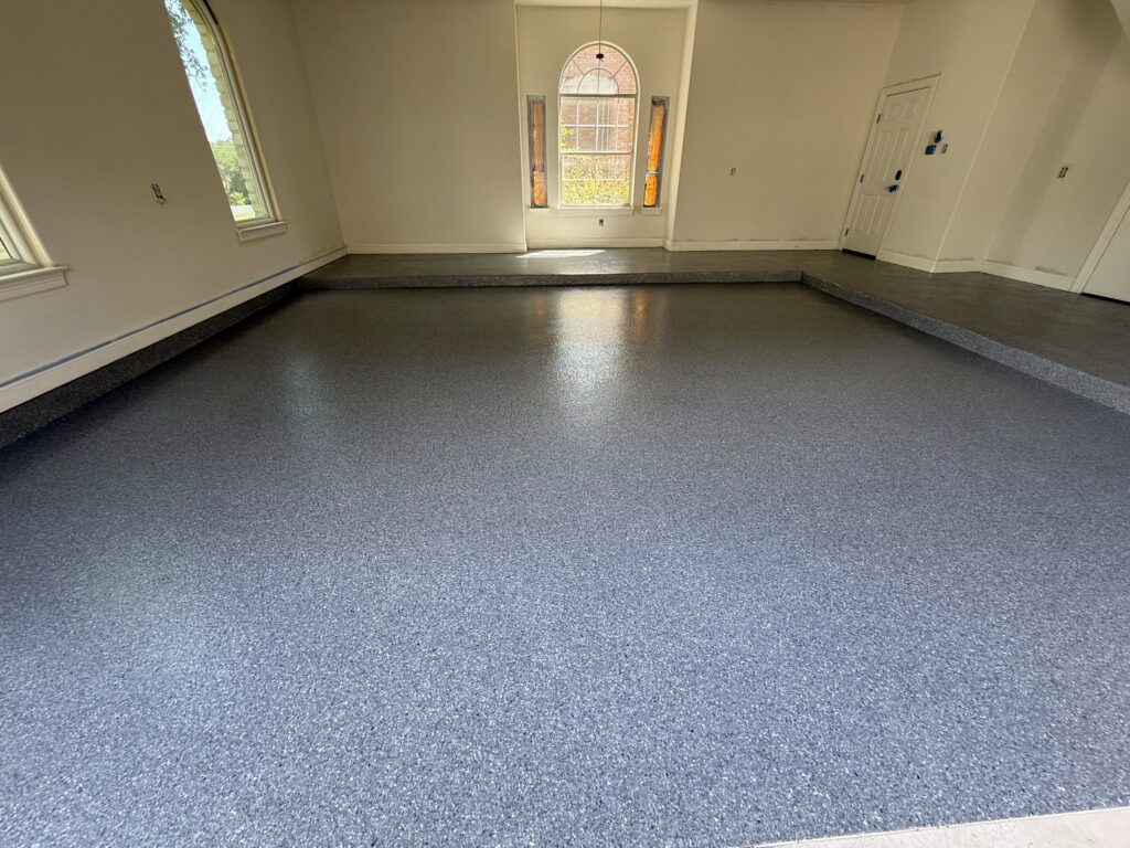 Polyaspartic Garage Floor Coating in Central Texas | Black Diamond