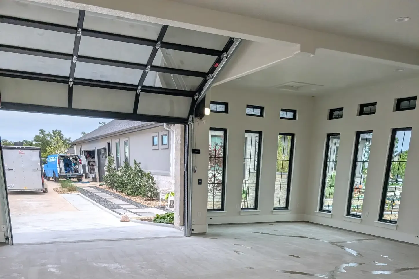 Epoxy Flooring Georgetown Tx Garage Epoxy Austin Before Georgetown Garage No Epoxy Floor